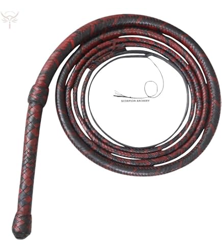 Amazon.com: Light Weight, Flexible 6 Foot 8 Plait Brown Bullwhip